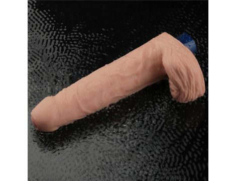 Realistyczne dildo wibrujące Lovetoy Real Softee 23 cm cieliste USB - 15