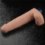 Realistyczne dildo wibrujące Lovetoy Real Softee 23 cm cieliste USB - 16