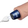 9.5" REAL SOFTEE Rechargeable TPE Vibrating Dildo(Flesh) - 14