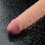 9.5" REAL SOFTEE Rechargeable TPE Vibrating Dildo(Flesh) - 12