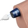 10" REAL SOFTEE Rechargeable TPE Vibrating Dildo(Flesh) - 11
