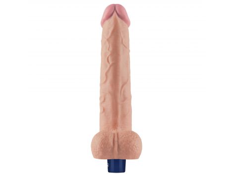 Dildo realistyczne wibrujące Lovetoy Softee TPE cieliste USB 26,5 cm - 5