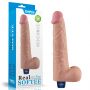 Dildo realistyczne wibrujące Lovetoy Softee TPE cieliste USB 26,5 cm - 9