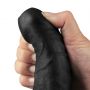 Realistyczne dildo wibrujące Lovetoy Real Softee czarne USB 23 cm - 15