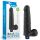 Realistyczne dildo wibrujące Lovetoy Real Softee czarne USB 23 cm