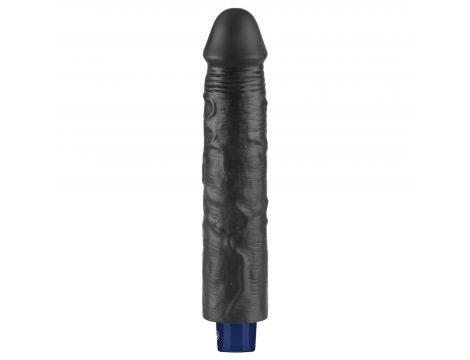 Realistyczne dildo wibrujące Lovetoy Softee czarne USB 24 cm - 6