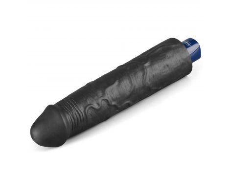 Realistyczne dildo wibrujące Lovetoy Softee czarne USB 24 cm - 9