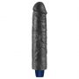 Realistyczne dildo wibrujące Lovetoy Softee czarne USB 24 cm - 2