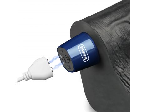 Dildo realistyczne wibrujące Lovetoy Real Softee czarne USB 25cm - 15