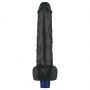 Dildo realistyczne wibrujące Lovetoy Real Softee czarne USB 25cm - 10