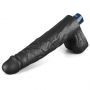 Dildo realistyczne wibrujące Lovetoy Real Softee czarne USB 25cm - 7