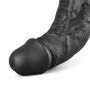 Dildo realistyczne wibrujące Lovetoy Real Softee czarne USB 25cm - 11