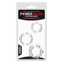 Power Plus Triple Beaded Ring Set - 8