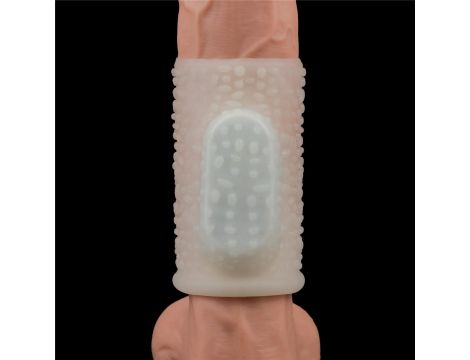 Vibrating Drip Knights Ring (White) - 6