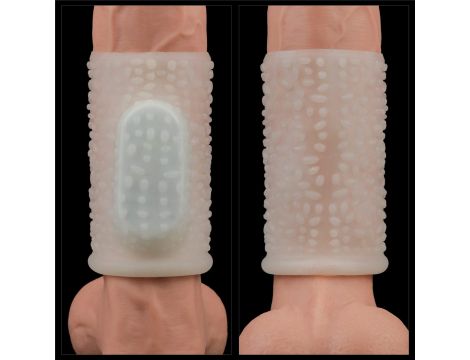 Vibrating Drip Knights Ring (White) - 7