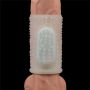 Vibrating Drip Knights Ring (White) - 7