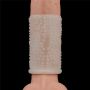 Vibrating Drip Knights Ring (White) - 5