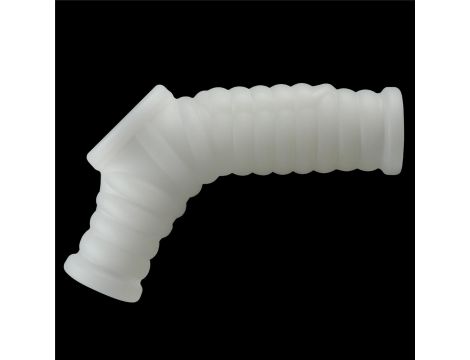 Vibrating Wave Knights Ring with Scrotum Sleeve (White) - 2