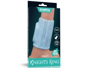 Wibrujący pierścień rycerza powiększający Lovetoy 10 cm