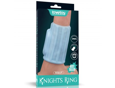 Wibrujący pierścień rycerza powiększający Lovetoy 10 cm