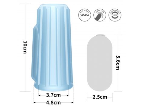 Wibrujący pierścień rycerza powiększający Lovetoy 10 cm - 3