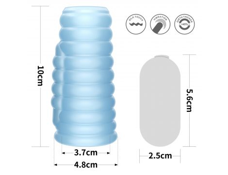 Vibrating Wave Knights Ring (Blue)