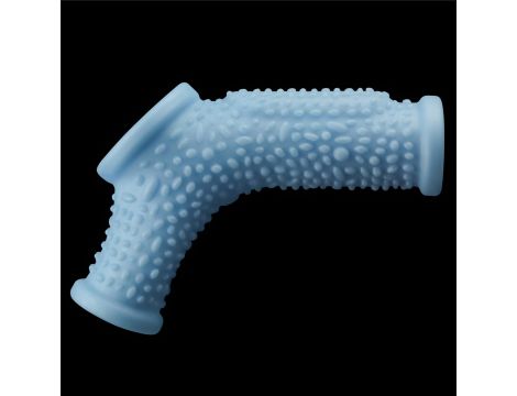 Vibrating Drip Knights Ring with Scrotum Sleeve - 7