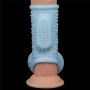 Vibrating Drip Knights Ring with Scrotum Sleeve - 4