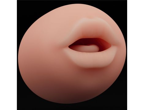 Masturbator dwustronny Lovetoy usta i pochwa z wibracjami - 7