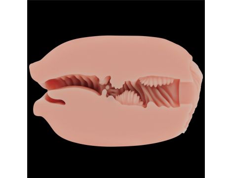 Masturbator dwustronny Lovetoy usta i pochwa z wibracjami - 11