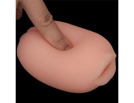 Masturbator dwustronny Lovetoy usta i pochwa z wibracjami - 15