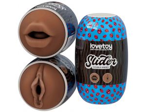 Slider Double-Ended Masturbator Mouth and Vagina