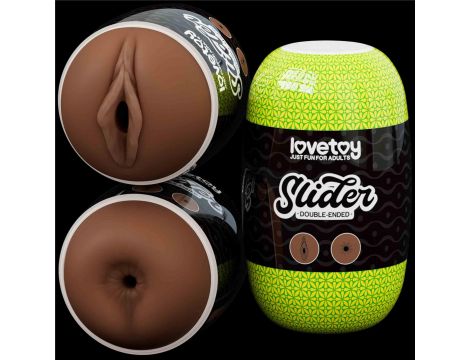 Slider Double-Ended Masturbator Vagina and Anus