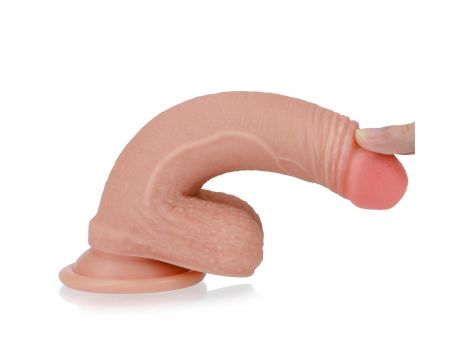7'' Dual layered Platinum Silicone Cock - 3