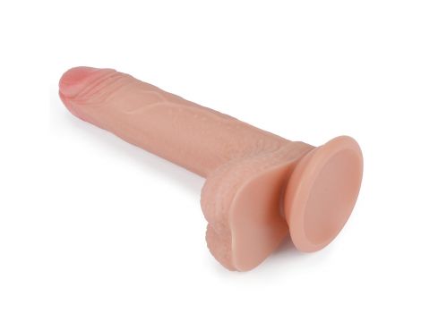 7'' Dual layered Platinum Silicone Cock - 7