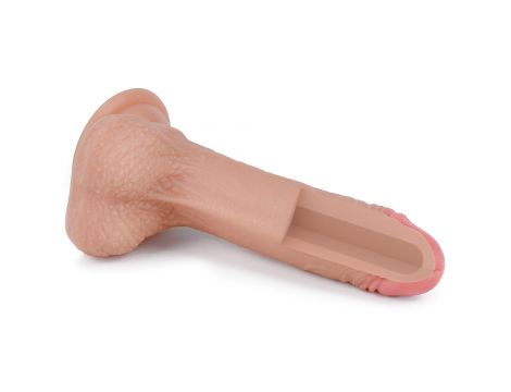 7'' Dual layered Platinum Silicone Cock - 5
