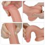 7'' Dual layered Platinum Silicone Cock - 7