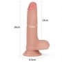 7'' Dual layered Platinum Silicone Cock - 10