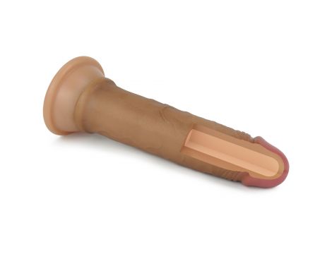 7'' Dual layered Platinum Silicone Cock - 6