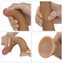 7'' Dual layered Platinum Silicone Cock - 10