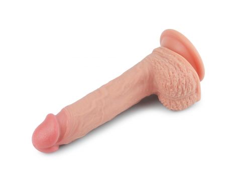 8.5'' Dual layered Platinum Silicone Cock - 2
