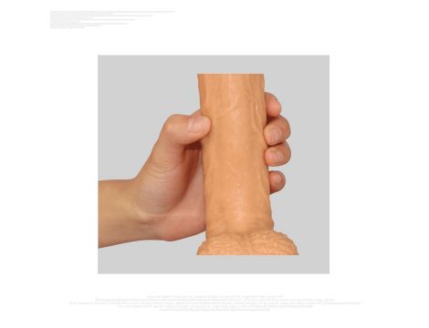 8.5'' Dual layered Platinum Silicone Cock - 10