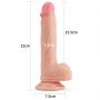 8.5'' Dual layered Platinum Silicone Cock - 4