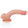 8.5'' Dual layered Platinum Silicone Cock - 10