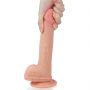 8.5'' Dual layered Platinum Silicone Cock - 9