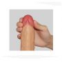 8.5'' Dual layered Platinum Silicone Cock - 12