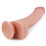 8'' Dual layered Platinum Silicone Cock - 3