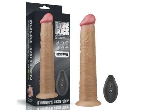 10'' Dual Layered Platinum Silicone Rotator - 20