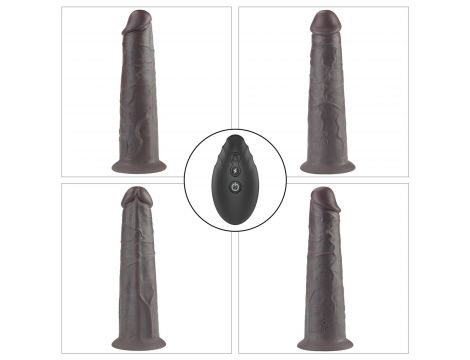 Dildo realistyczne dwuwarstwowe Lovetoy 20 cm obrotowe USB - 4