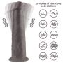 Dildo realistyczne dwuwarstwowe Lovetoy 20 cm obrotowe USB - 6